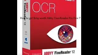 How to get  Abbyy FineReader Pro for Free