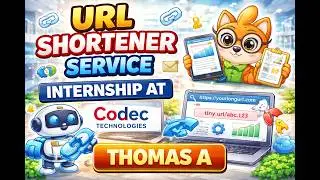 🚀 URL Shortener Service | Internship Project at Codec Technologies