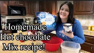 Homemade hot chocolate recipe / DIY /easy!