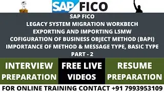 SAP LSMW, BAPI METHOD TESTING, BULK UPLOAD OF PROFIT CENTERS, CONTACT +91 7993953109