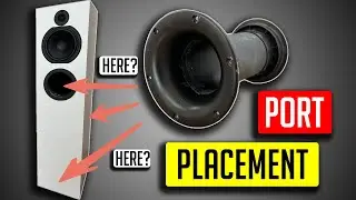Bass reflex port placement