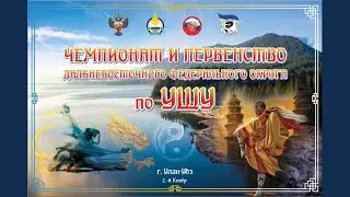 Чемпионат и первенство ДФО по ушу, Ковёр 1, День второй, г. Улан-Удэ, 2022