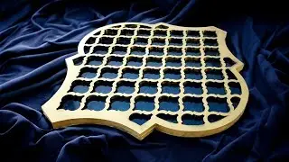 #1719 The Most Exquisite Moroccan Resin Tray EVER!