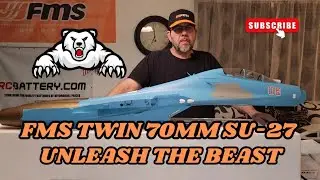 FMS TWIN 70MM SU-27 UNBOXING