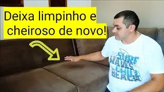 como tirar cheiro de xixi do sofá (lavagem a seco)