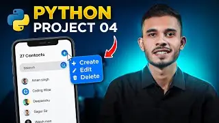 Contact Book App in Python | Python for Beginners | 