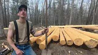 Log Cabin Build on Off-Grid Homestead Solo | Life is Too Short...