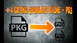 PS3 4.84-85 +4GB DOSYALARI PS3'E YÜKLEME REHBERİ - HOW TO SPLIT LARGE PKG FILES FOR PS3