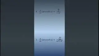 Formulas for Differentiation of Inverse Hyperbolic Functions
