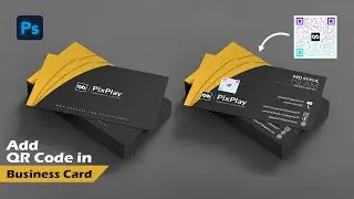 How To Create QR Code And Design A Premium Business Card in Photoshop!
