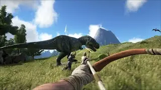 DAY 1 CHAOS! First time in ark  and EVERYTHING'S TRYING TO KILL ME! (ARK Live)
