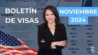 🔴 Boletín de Visas Noviembre 2024 #boletindevisas