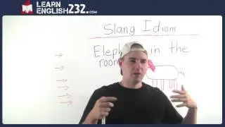 Slang Idioms - Phrases used in real English conversation - Elephant in the Room