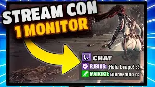 COMO HACER STREAM CON UN SOLO MONITOR - Leer el chat y alertas