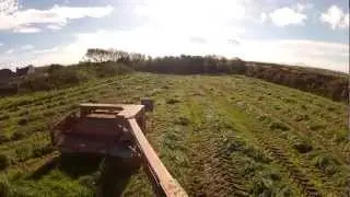 Ts115 mowing with kuhn mower