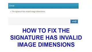 How to fix signature invalid dimensions