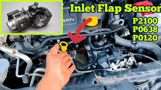 1.6 Diesel P2100 P0638 P0120 Inlet Air Flap Position Circuit Sensor Control