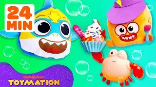 Baby Shark's Big Show Toys Fight Monsters and Eat Ice Cream Marathon! 🦈 | 24 Minutes | Toymation