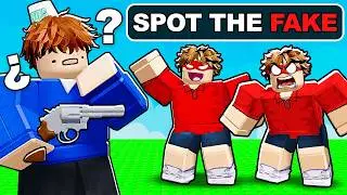 SPOT THE FAKE PERSON IN ROBLOX!