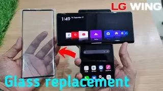 LG Wing glass replacement | Display glass change Lg Wing | edge training | zorba Mobile