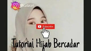 tutorial hijab bercadar