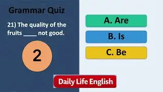 IS, or ARE,? Test your grammar skills