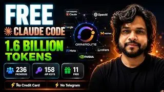 Claude Code Is Now FREE?! 1.6 BILLION Tokens with OmniRoute (No Credit Card , No Telegram )