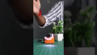 diy dc Motor & led light  | dc motor project | led project #shorts