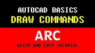 AutoCAD Basics Series  - ARC TOOL