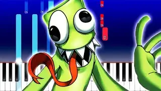 Rainbow Friends - To My Father - GREEN SAD BACK STORY (Piano Tutorial)