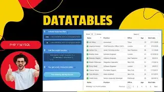 42 - Como usar DATATABLES JQUERY con BASE DE DATOS con (💻 PHP y MYSQL 💻)