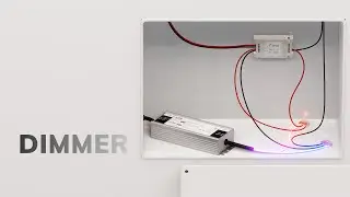 Installazione dimmer per striscia LED pulsante N.O. | Newlab L400MA