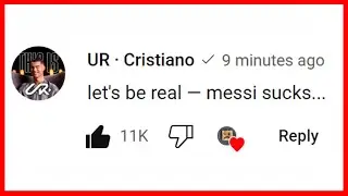 only Cristiano Ronaldo can comment this video...