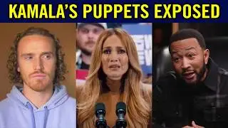 Kamala's Hollywood Puppets EXPOSED for LYING about Trump, Election, and Migrants