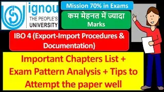IGNOU March 2022 Exams :  IBO 4 Important Chapters list + Exam Pattern + Tips to get Good Marks