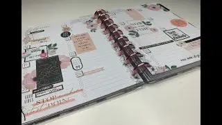 My First Plan With Me Using The Happy Planner Monthly Layout