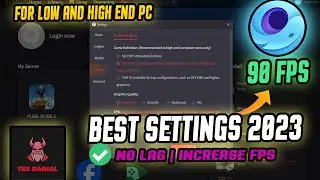 🔧Gameloop Lag Fix 2023  PUBG Emulator Lag fix  Best Gameloop Settings For pubg Mobile   Low End Pc