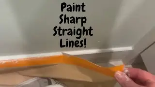 How to Paint Sharp Straight Lines against Trim, Cabinetry, Ceilings and More - Spencer Colgan