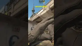 Heaven Smoke From Short Overpass #shorts #cs2