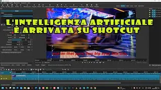 Estrarre in automatico e personalizzare i sottotitoli nei video con la AI di Shotcut -  SpeechToText