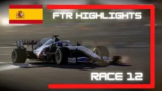 F1 2021 League Race 🇪🇸 Last Lap Battle for the Win ! 😱 ( FTR R12 )