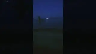 Музыка над Волгой в темноте. Казань