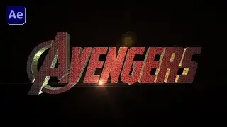 Avengers Title | After Effects Tutorial | Element 3D