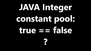 Java Integer constant pool