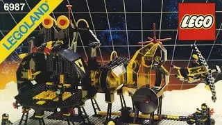 НАБОРЫ ЛЕГО, КОТОРЫМ 35 ЛЕТ! Lego Space Blacktron Message Intercept Base, Alienator, Battrax!