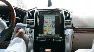 Fly Audio MIRROR LINK FROM IPHONE TO LAND CRUISER 2008-2015 Model Year TESLA SCREEN