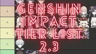 Genshin Impact Tier List 2.3