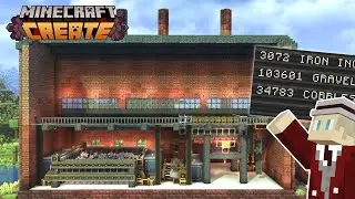 How To Make An IRON FARM In Minecraft Create Mod [2000/Hour - 1.20.1]