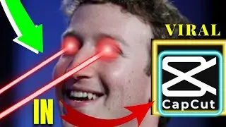 Laser Light Eye effect in capcut| Viral electric,laser superman eye effect in capcut#lasereye#viral