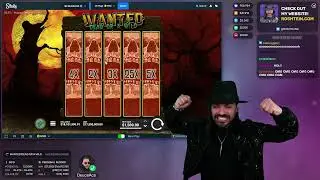 Roshtein gets his BEST WIN EVER on a Wanted Dead or a Wild base game hit